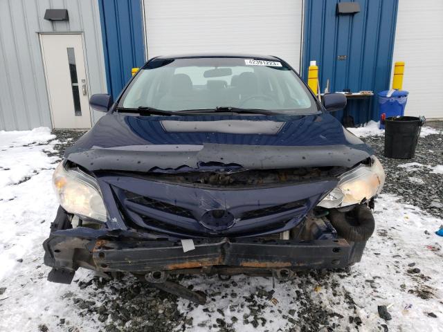 2T1BU4EE1BC725057 - 2011 TOYOTA COROLLA BASE BLUE photo 5