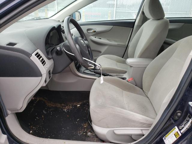 2T1BU4EE1BC725057 - 2011 TOYOTA COROLLA BASE BLUE photo 7