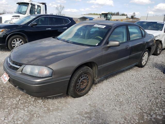 2G1WF52E529268588 - 2002 CHEVROLET IMPALA GRAY photo 1