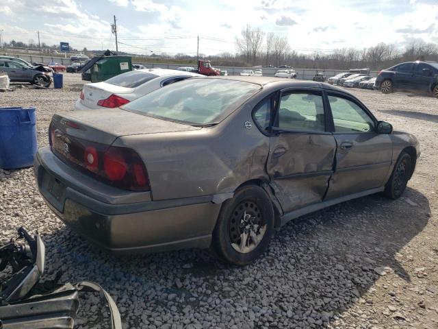 2G1WF52E529268588 - 2002 CHEVROLET IMPALA GRAY photo 3