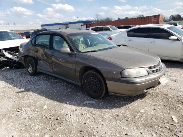 2G1WF52E529268588 - 2002 CHEVROLET IMPALA GRAY photo 4