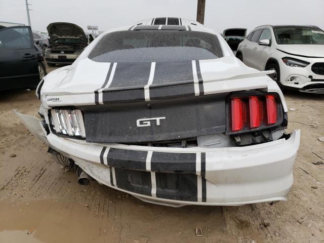 1FA6P8CF1F5425152 - 2015 FORD MUSTANG GT WHITE photo 6