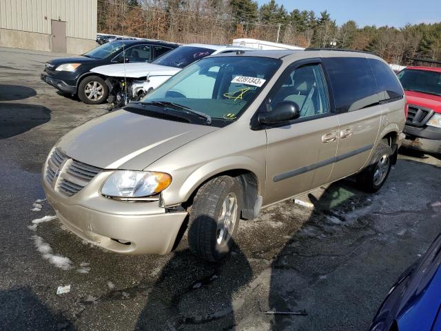 1D4GP45R75B421639 - 2005 DODGE CARAVAN SXT GOLD photo 1