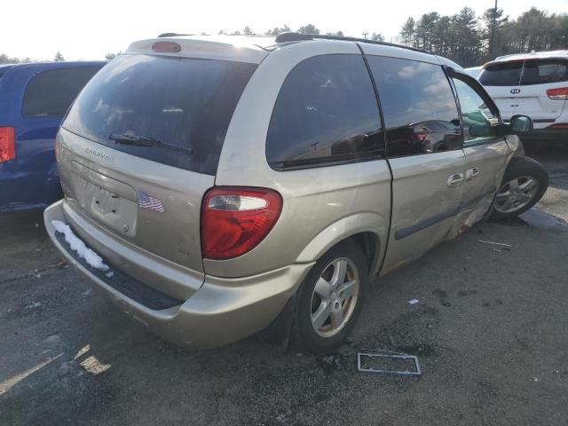 1D4GP45R75B421639 - 2005 DODGE CARAVAN SXT GOLD photo 3