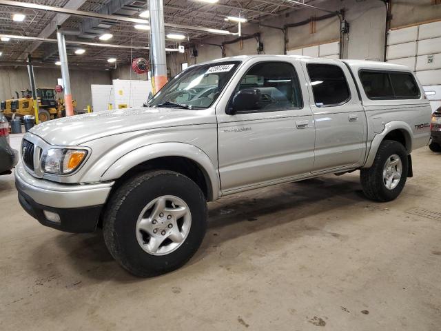 5TEHN72N53Z242146 - 2003 TOYOTA TACOMA DOUBLE CAB SILVER photo 1