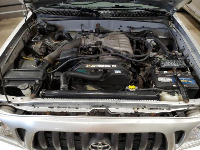 5TEHN72N53Z242146 - 2003 TOYOTA TACOMA DOUBLE CAB SILVER photo 11