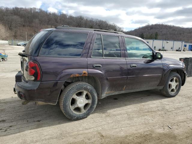 1GNDT13S682108870 - 2008 CHEVROLET TRAILBLAZE LS PURPLE photo 3