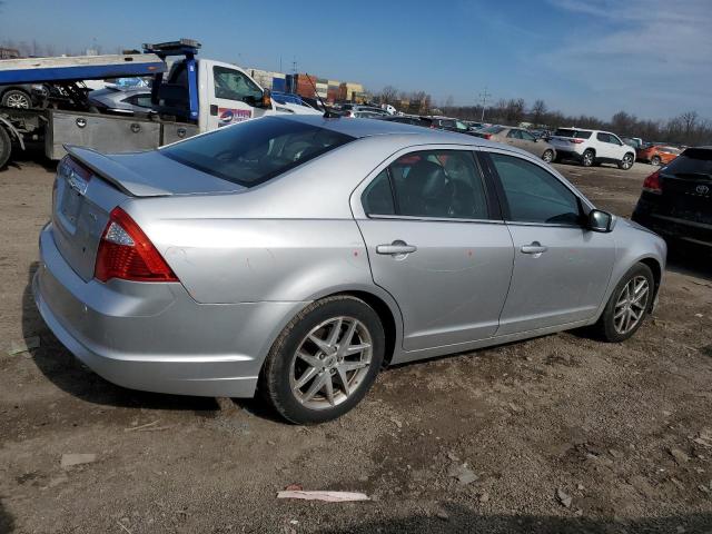 3FAHP0JA1CR114735 - 2012 FORD FUSION SEL SILVER photo 3