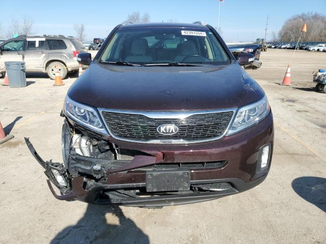 5XYKT4A62FG589212 - 2015 KIA SORENTO LX BURGUNDY photo 5