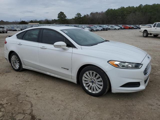 3FA6P0LU2GR397828 - 2016 FORD FUSION SE HYBRID WHITE photo 4