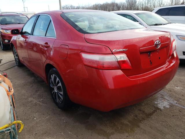 4T4BE46K68R040759 - 2008 TOYOTA CAMRY CE RED photo 2
