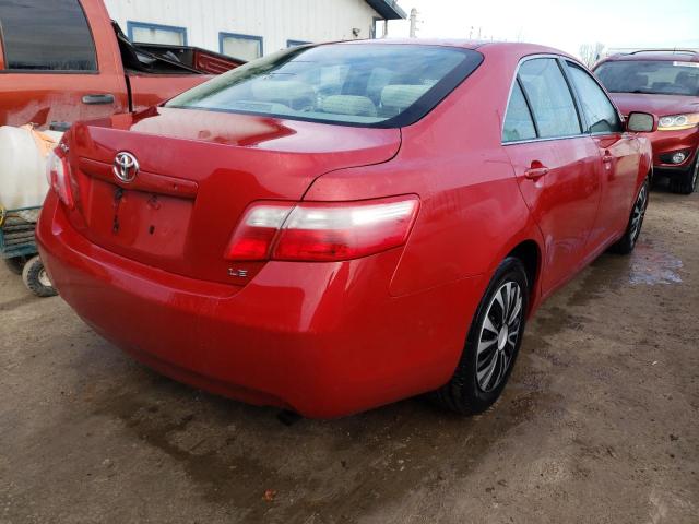 4T4BE46K68R040759 - 2008 TOYOTA CAMRY CE RED photo 3