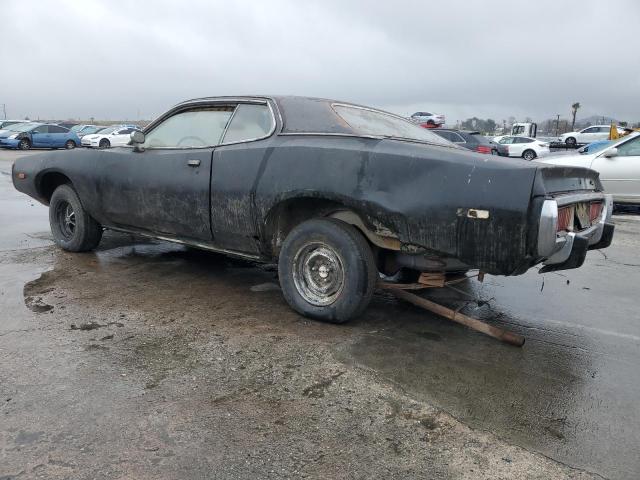 WH23G3G245906 - 1973 DODGE CHARGER BLACK photo 2