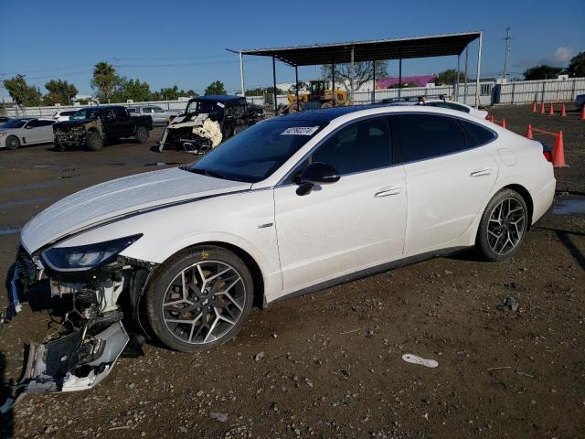 KMHL14JC3PA260693 - 2023 HYUNDAI SONATA N LINE WHITE photo 1