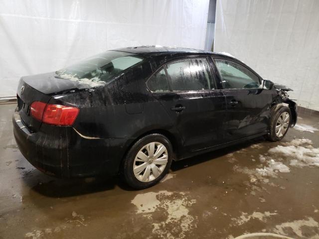 3VW2K7AJ0EM389369 - 2014 VOLKSWAGEN JETTA BASE BLACK photo 3