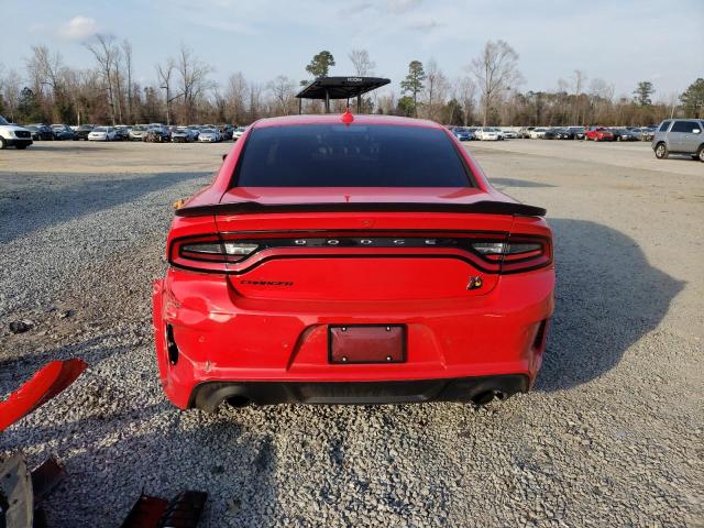 2C3CDXGJXLH153207 - 2020 DODGE CHARGER SCAT PACK RED photo 6