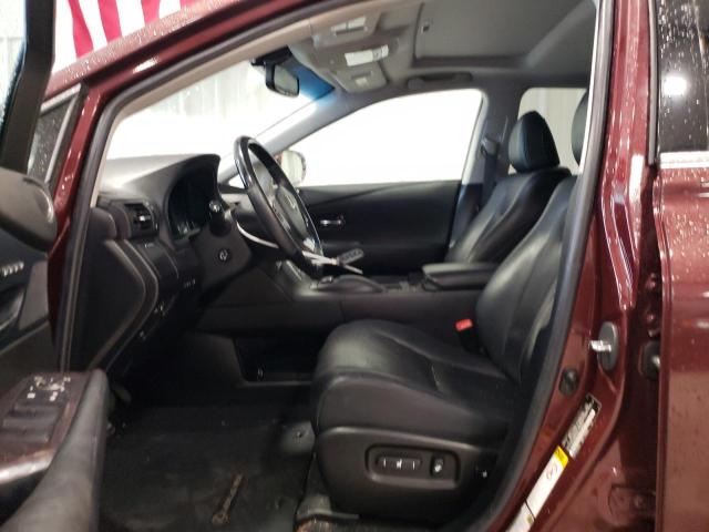 2T2ZK1BA3EC135978 - 2014 LEXUS RX 350 BURGUNDY photo 7