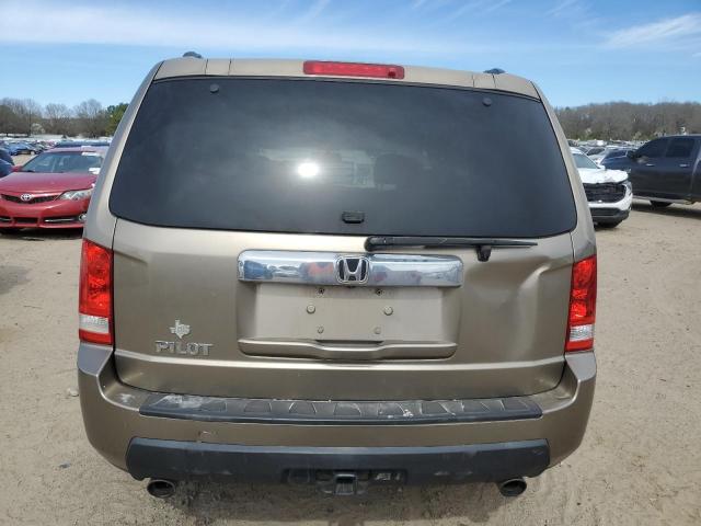 5FNYF3H53BB022047 - 2011 HONDA PILOT EXL GOLD photo 6