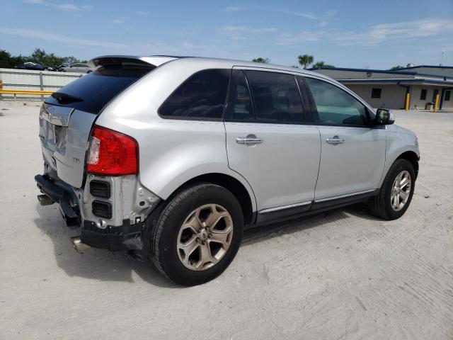 2FMDK3JC2BBA83997 - 2011 FORD EDGE SEL SILVER photo 3