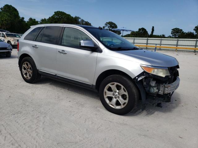 2FMDK3JC2BBA83997 - 2011 FORD EDGE SEL SILVER photo 4