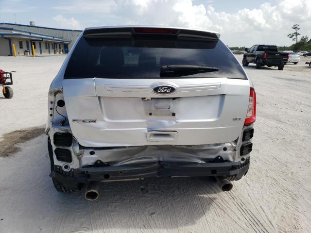 2FMDK3JC2BBA83997 - 2011 FORD EDGE SEL SILVER photo 6