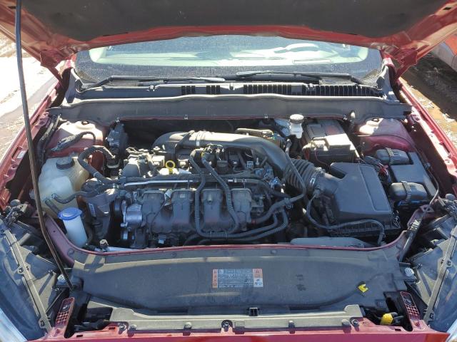 3FA6P0T96LR236680 - 2020 FORD FUSION SE RED photo 11