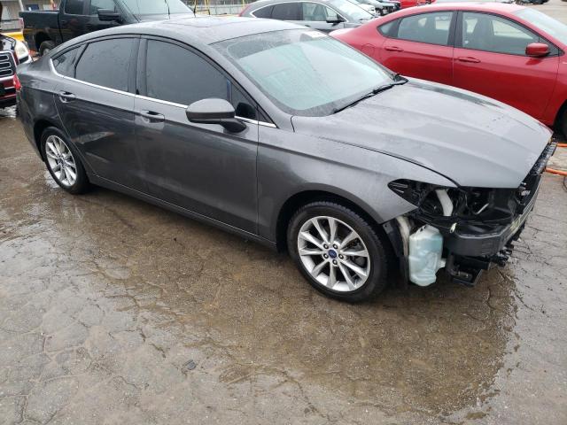 3FA6P0H78HR125661 - 2017 FORD FUSION SE GRAY photo 4