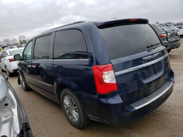 2C4RC1CGXDR647546 - 2013 CHRYSLER TOWN & COU TOURING L BLUE photo 2