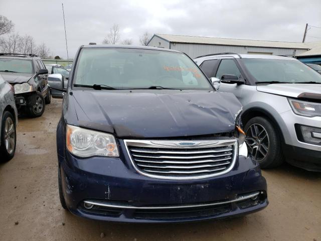 2C4RC1CGXDR647546 - 2013 CHRYSLER TOWN & COU TOURING L BLUE photo 5