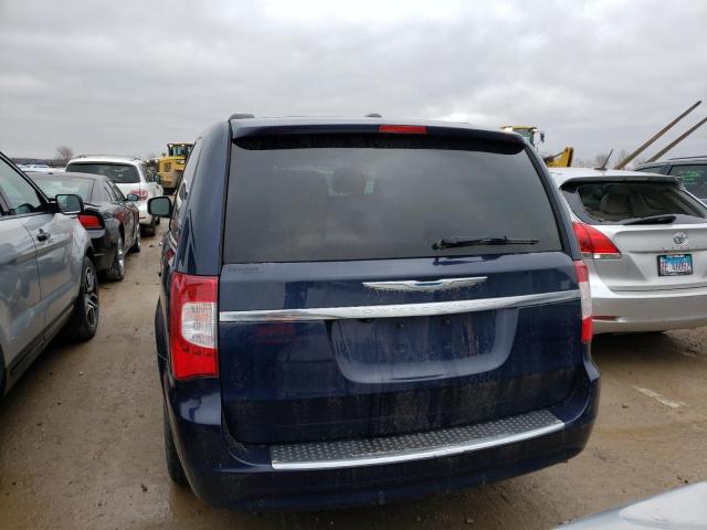 2C4RC1CGXDR647546 - 2013 CHRYSLER TOWN & COU TOURING L BLUE photo 6