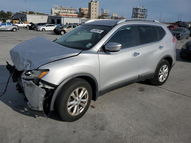 KNMAT2MT3FP552345 - 2015 NISSAN ROGUE S SILVER photo 1