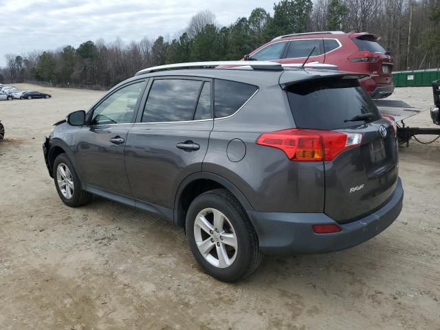 JTMWFREV9D5010844 - 2013 TOYOTA RAV4 XLE GRAY photo 2