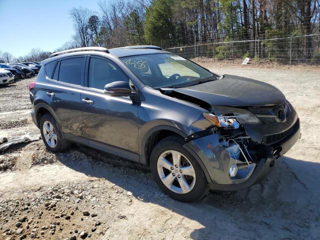 JTMWFREV9D5010844 - 2013 TOYOTA RAV4 XLE GRAY photo 4