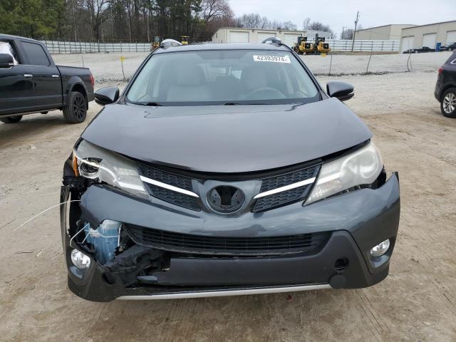 JTMWFREV9D5010844 - 2013 TOYOTA RAV4 XLE GRAY photo 5