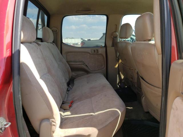 5TEGN92N04Z418531 - 2004 TOYOTA TACOMA DOUBLE CAB PRERUNNER BURGUNDY photo 10