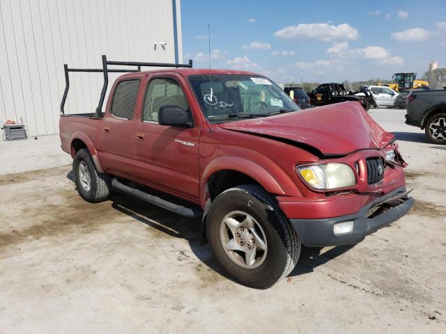 5TEGN92N04Z418531 - 2004 TOYOTA TACOMA DOUBLE CAB PRERUNNER BURGUNDY photo 4