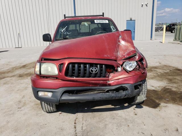 5TEGN92N04Z418531 - 2004 TOYOTA TACOMA DOUBLE CAB PRERUNNER BURGUNDY photo 5