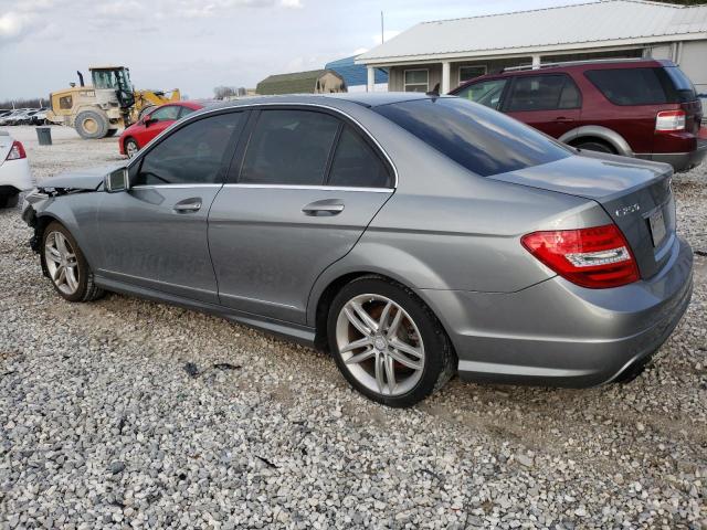 WDDGF4HB7EA935145 - 2014 MERCEDES-BENZ C 250 GRAY photo 2