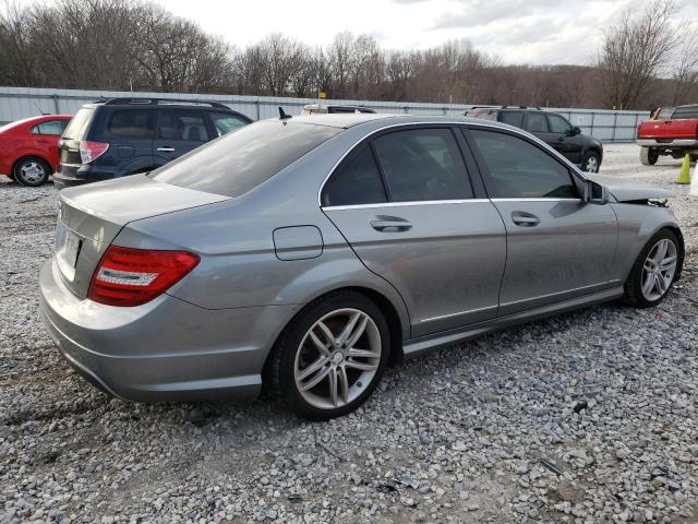 WDDGF4HB7EA935145 - 2014 MERCEDES-BENZ C 250 GRAY photo 3