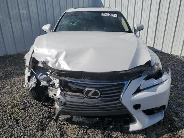 JTHBF1D25F5047883 - 2015 LEXUS IS 250 WHITE photo 5