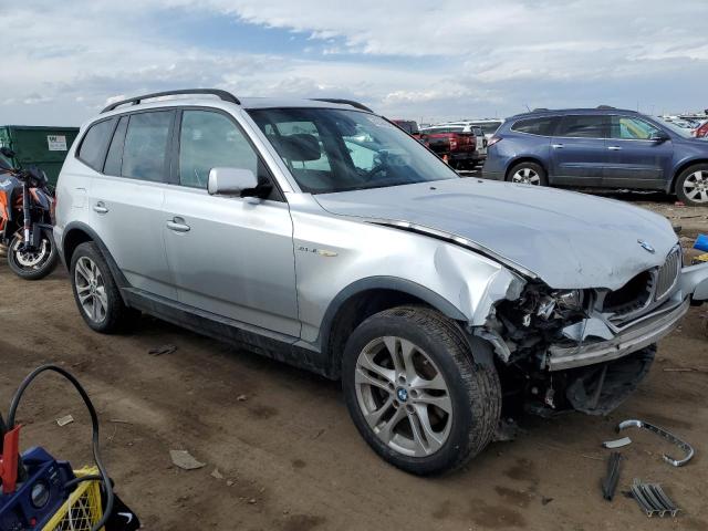 WBXPC93468WJ10491 - 2008 BMW X3 3.0SI SILVER photo 4