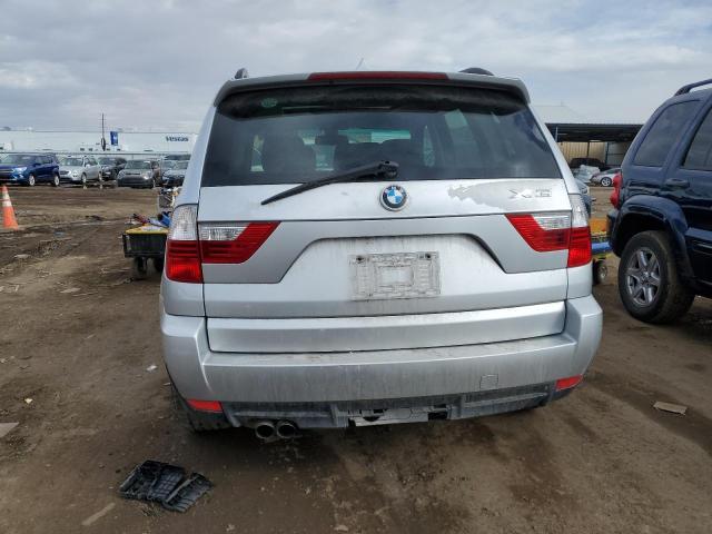 WBXPC93468WJ10491 - 2008 BMW X3 3.0SI SILVER photo 6