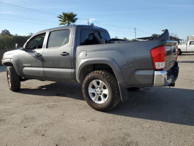 3TMCZ5AN1GM035549 - 2016 TOYOTA TACOMA DOUBLE CAB GRAY photo 2