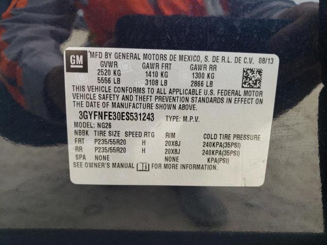 3GYFNFE30ES531243 - 2014 CADILLAC SRX PERFORMANCE COLLECTION Көк фото 13