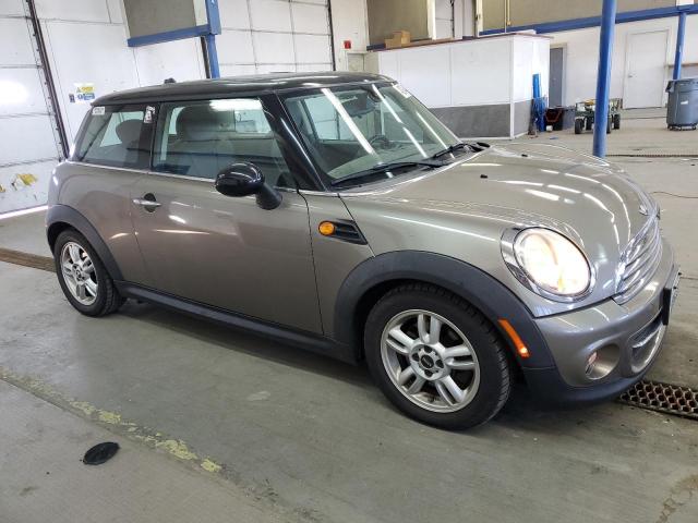 WMWSU3C5XDT549664 - 2013 MINI COOPER GRAY photo 4