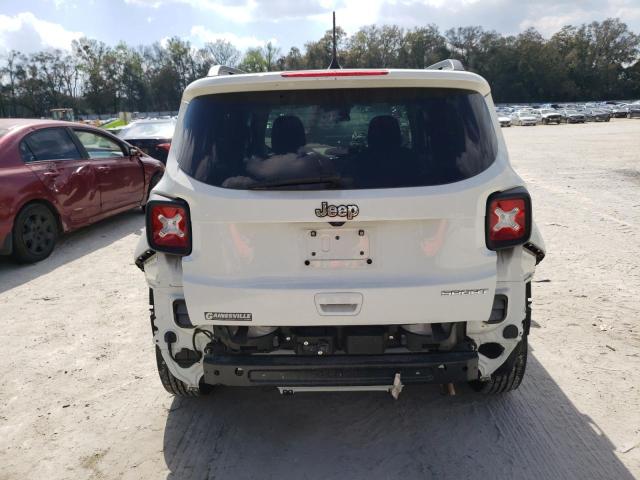 ZACNJCAB3MPM33930 - 2021 JEEP RENEGADE SPORT WHITE photo 6