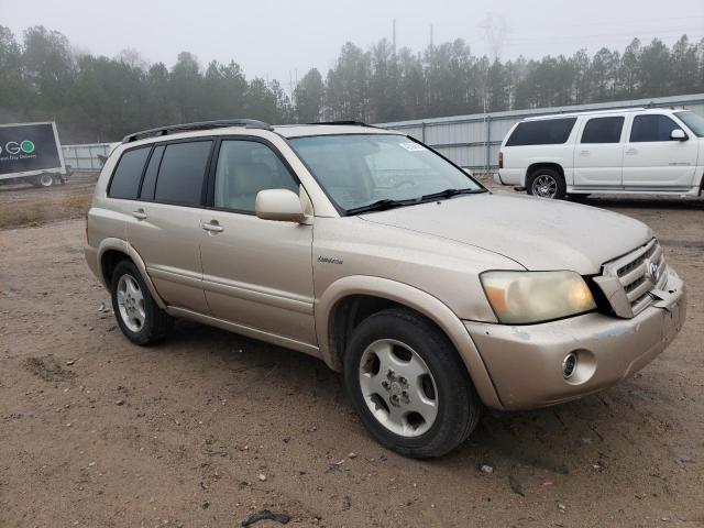 JTEDP21A640006242 - 2004 TOYOTA HIGHLANDER BASE GOLD photo 4