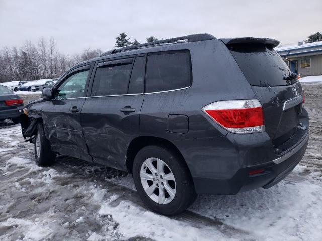 5TDBK3EH7BS085809 - 2011 TOYOTA HIGHLANDER BASE GRAY photo 2