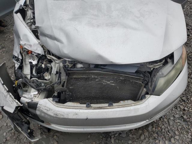 19XFB2F91CE007895 - 2012 HONDA CIVIC EXL ვერცხლისფერი ფოტო 11