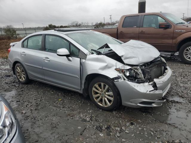19XFB2F91CE007895 - 2012 HONDA CIVIC EXL ვერცხლისფერი ფოტო 4